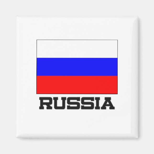 Russia Flag Magnet (Vorne)