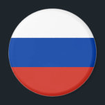 Russia Flag Magnet<br><div class="desc">Patriotische Flagge Russlands.</div>