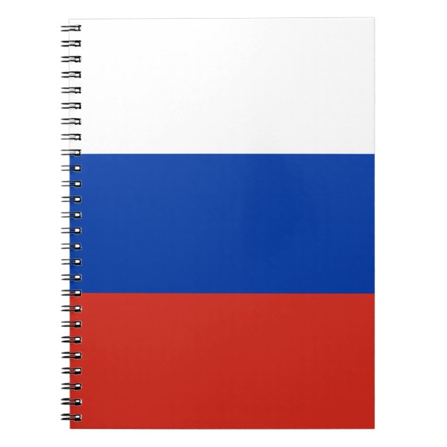 Russia Flag Notizblock (Vorderseite)
