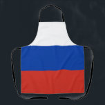 Russia Flag Schürze<br><div class="desc">Patriotische Flagge Russlands.</div>
