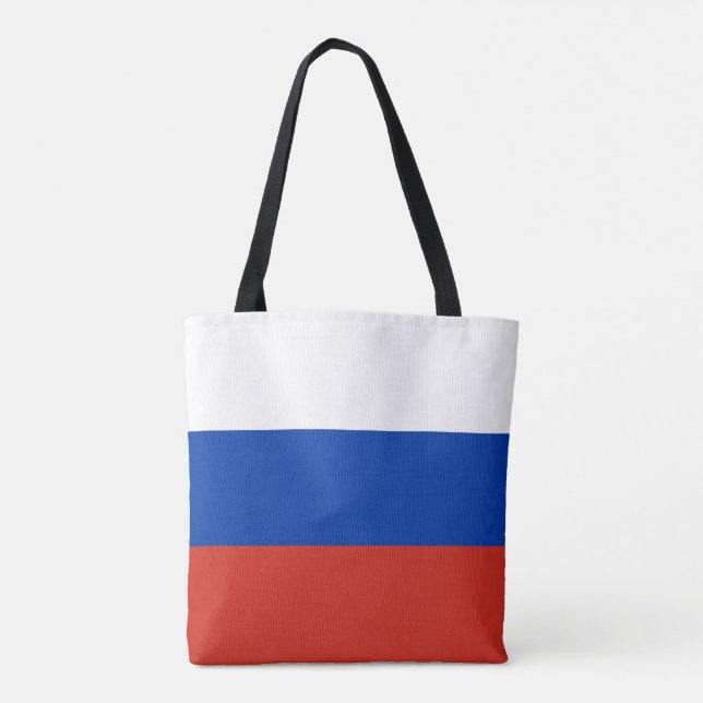 Russia Flag Tasche (Rückseite)