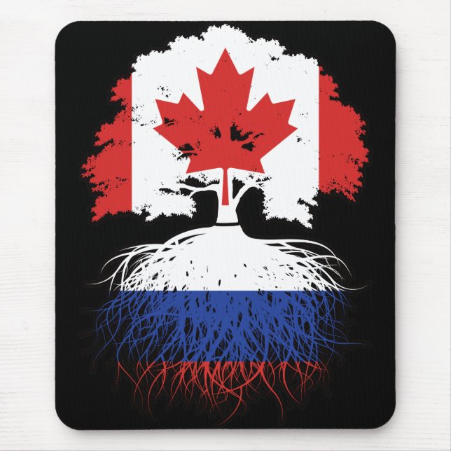 Russia Russian Canadian Canada Mousepad (Vorne)