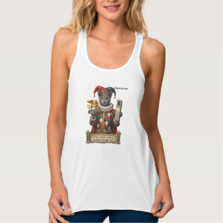 Russian Blue Arlequin Cat Tank Top