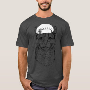 Russian Blue Cat Cook Koch Funny Cooking T-Shirt