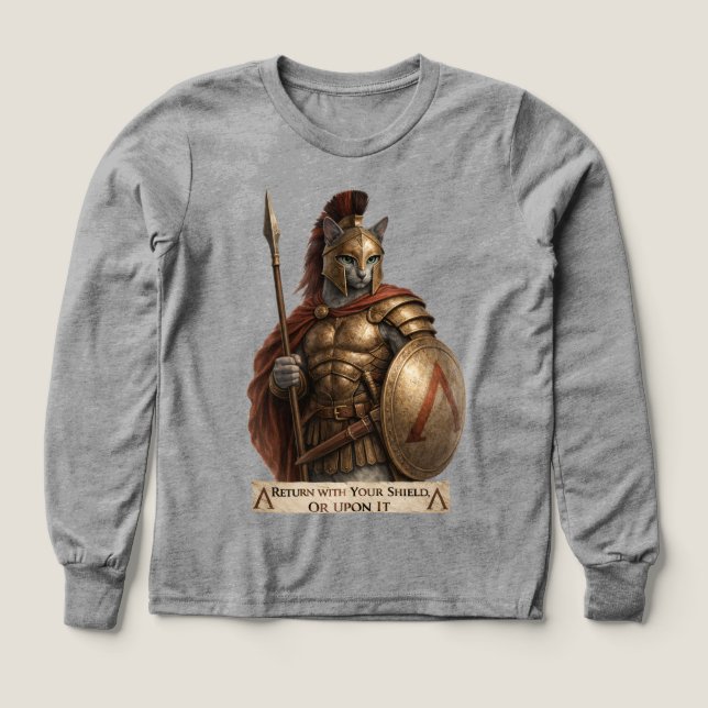 Russian Blue Spartan Cat (Design Vorderseite)