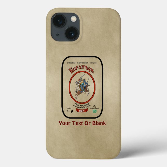 Russian Bogatyr Beer Case-Mate iPhone Hülle (Rückseite)