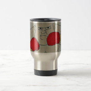 Russian Boxer Sketch Travel/Pendlerfahrten Tasse