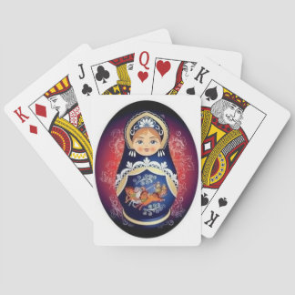 Russian Doll Babushka Playing Cards Spielkarten
