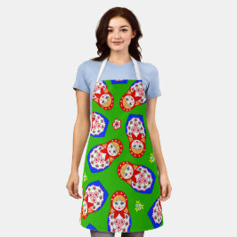 Russian Doll Matryoshka Schürze