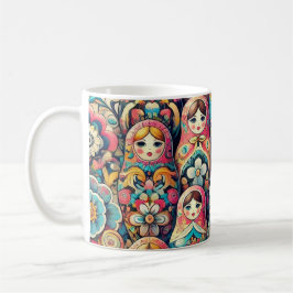 Russian Doll Nesting Doll Tasse
