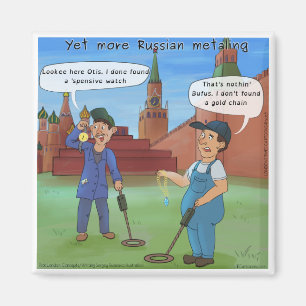 Russian Metal-Ing Funny Gifts von Rick London Magnet