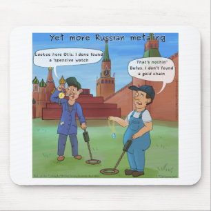 Russian Metal-Ing Funny Gifts von Rick London Mousepad