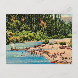 Russian River Beach Guerneville Postkarte