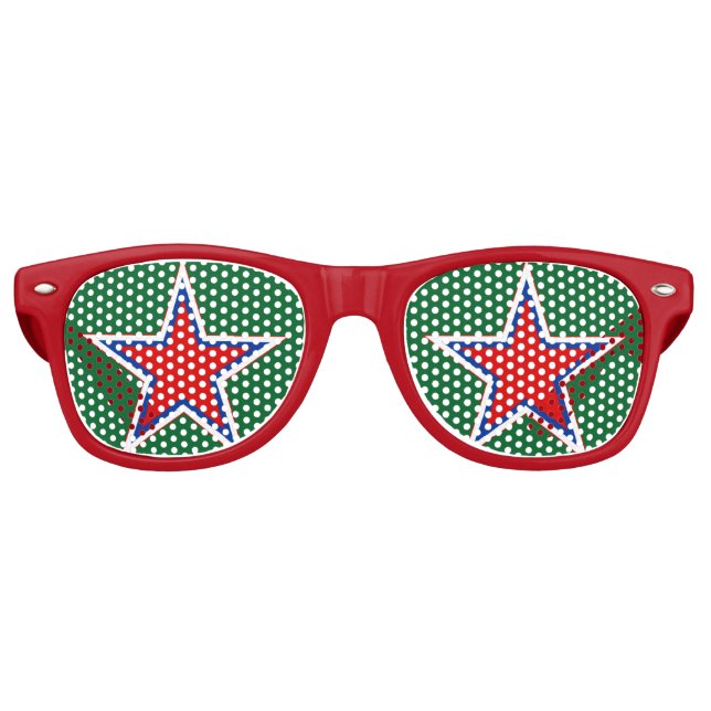 Russian Star* Novelty Glasses Partybrille (Vorderseite)