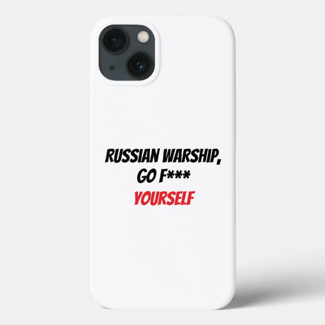 Russian Warship Case-Mate iPhone Hülle (Rückseite)