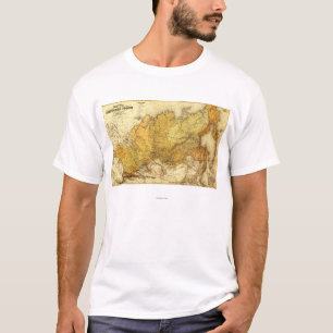 RussiaPanoramic MapRussia T-Shirt