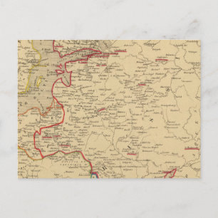 Russie, Pologne, Süde, Norwegen, Danemarck en 1840 Postkarte