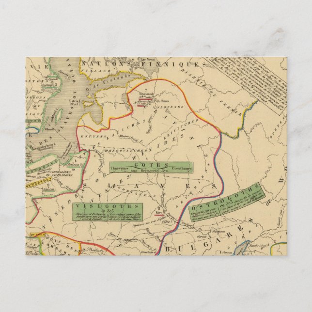 Russie, Süde, Norwegen Postkarte (Vorderseite)