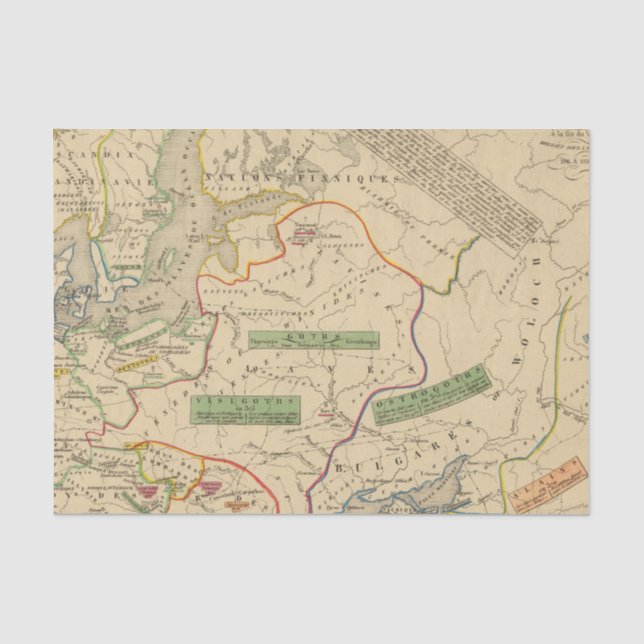 Russie, Veloursleder, Norwege Seidenpapier (Vorderseite)