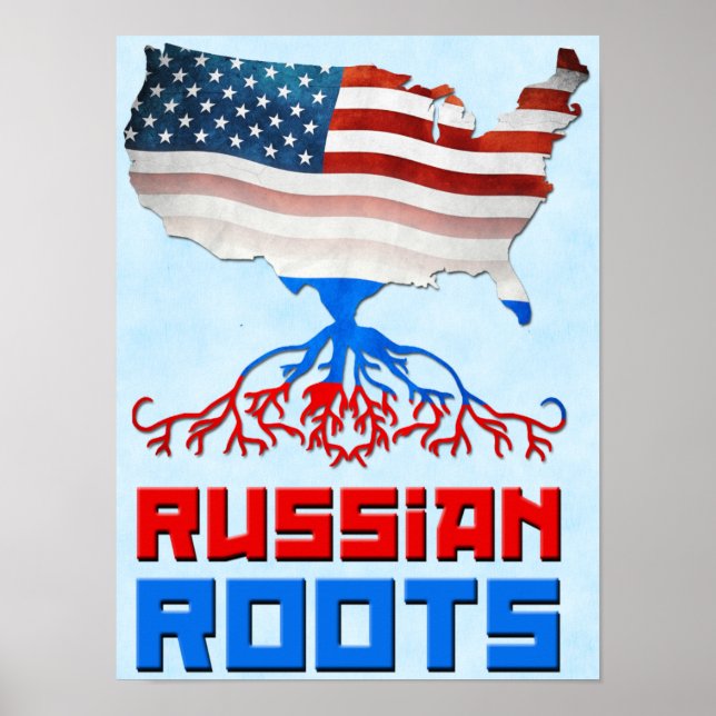 Russisch-Amerikanische Wurzeln Poster (Vorne)