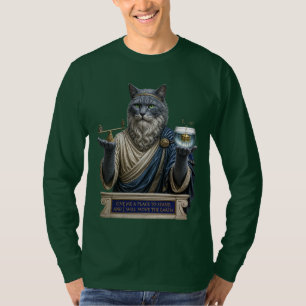Russisch Blau Archimedes Katze T-Shirt