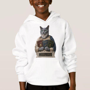 Russisch Blau Aristoteles Katze Hoodie