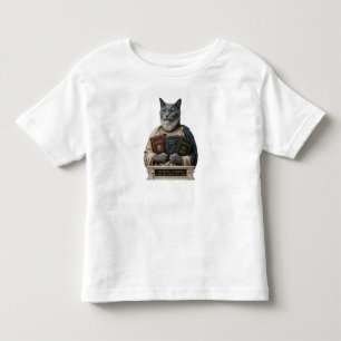 Russisch Blau Aristoteles Katze Kleinkind T-shirt