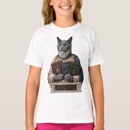 Russisch Blau Aristoteles Katze T-Shirt