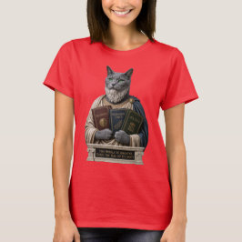 Russisch Blau Aristoteles Katze T-Shirt