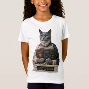 Russisch Blau Aristoteles Katze T-Shirt