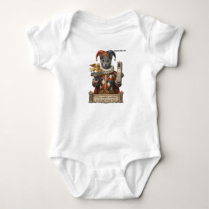 Russisch Blau Arlequin Katze Baby Strampler