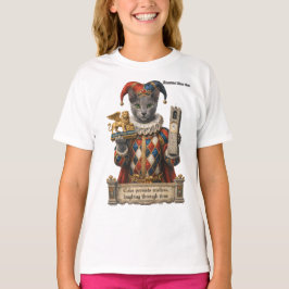 Russisch Blau Arlequin Katze T-Shirt