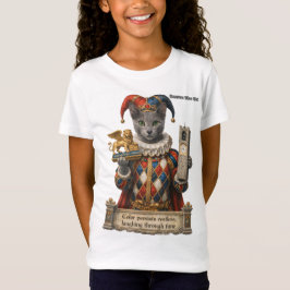 Russisch Blau Arlequin Katze T-Shirt