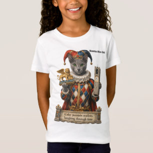 Russisch Blau Arlequin Katze T-Shirt