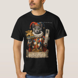 Russisch Blau Arlequin Katze T-Shirt