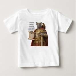 Russisch Blau Cäsar Katze Baby T-shirt