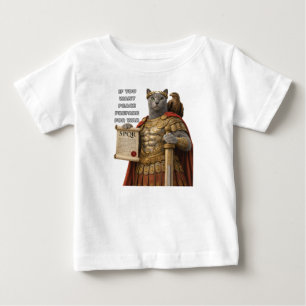 Russisch Blau Cäsar Katze Baby T-shirt