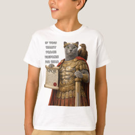 Russisch Blau Cäsar Katze T-Shirt