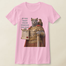 Russisch Blau Cäsar Katze T-Shirt