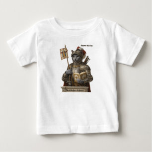 Russisch Blau Conquistador Katze – Ehre & Vermächt Baby T-shirt