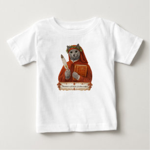 Russisch Blau Dante Alighieri Katze Baby T-shirt