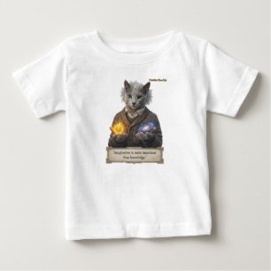 Russisch Blau Einstein Katze - Imagination Baby T-shirt