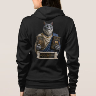 Russisch Blau Homer Katze Hoodie