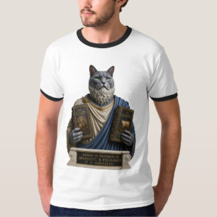 Russisch Blau Homer Katze T-Shirt