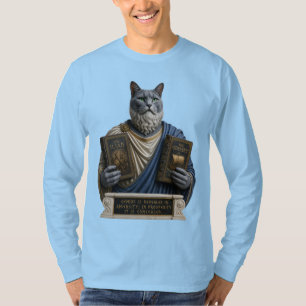 Russisch Blau Homer Katze T-Shirt