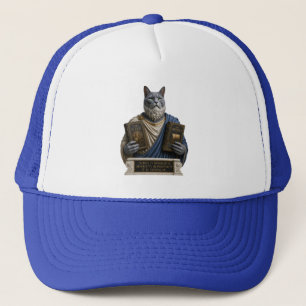 Russisch Blau Homer Katze Truckerkappe