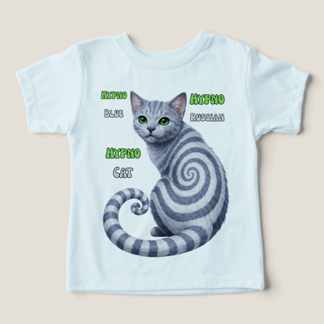 Russisch Blau Hypno-Katze (Design Vorderseite)