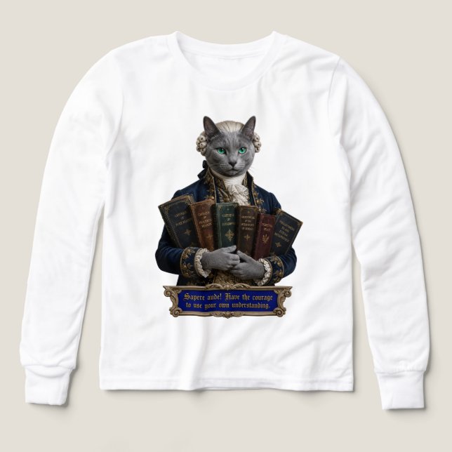 Russisch Blau Immanuel Kant Katze (Design Vorderseite)