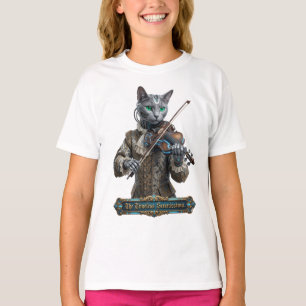 Russisch Blau Katze der zeitlosen Serenissima T-Shirt