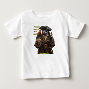 Russisch Blau Piratenkatze – Das Glück ist mit den Baby T-shirt